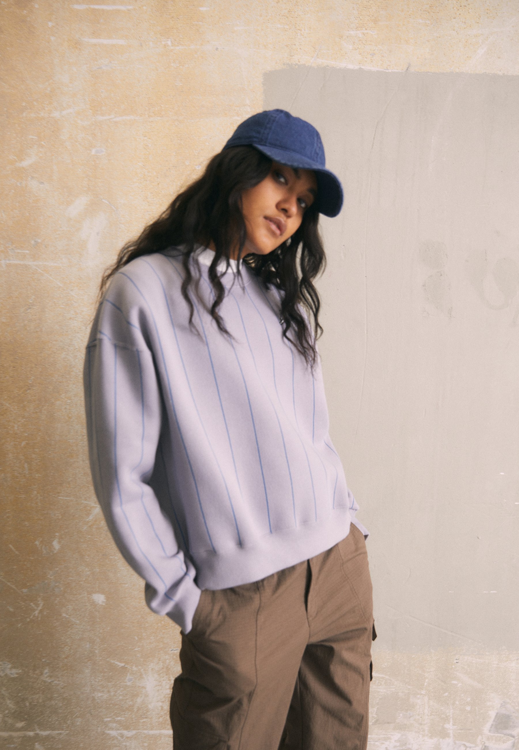 Jordan CREW - Sweatshirt - lt steel grey/grey - Zalando.co.uk
