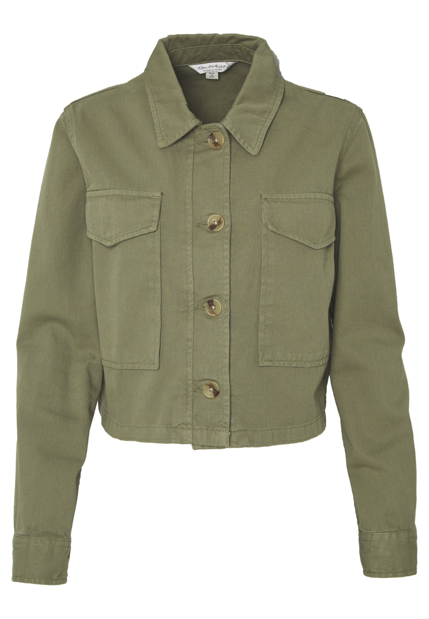 Miss Selfridge OVERSIZE POCKET SHACKET TRIAL Jeansjacka Miss Selfridge OVERSIZE POCKET SHACKET TRIAL Jeansjacka