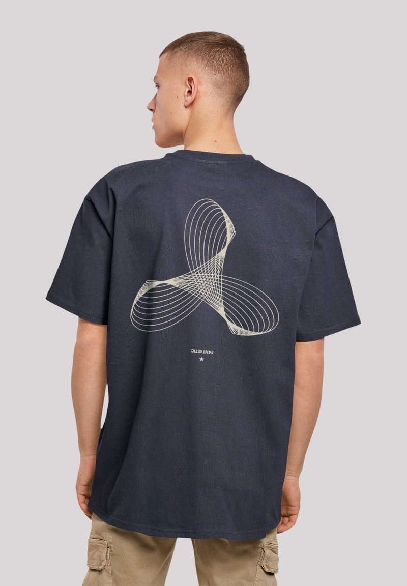 F4NT4STIC GEOMETRICS - Print T-shirt - navy