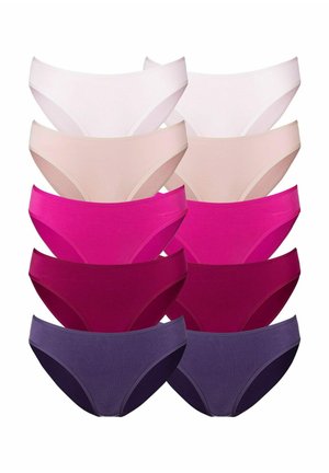 PETITE FLEUR BY LASCANA 10 PACK - Pants - beere