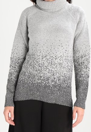 Stickad tröja - silver-coloured