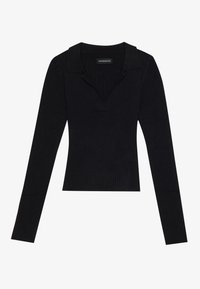 Strikkegenser - black