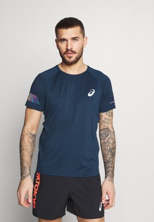 VISIBILITY - Print T-shirt - french blue/smoke blue