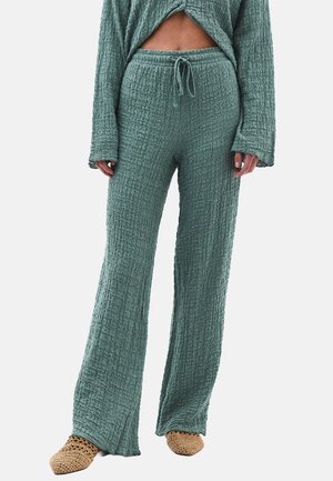 OXXO HIGH RISE WIDE  - Trousers - green