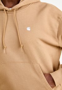 Carhartt WIP HOODED CASEY - Mikina s kapucňou - peanut/silver