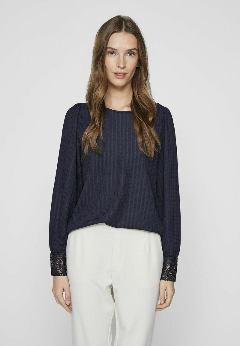 VILA Blouse - navy blazer