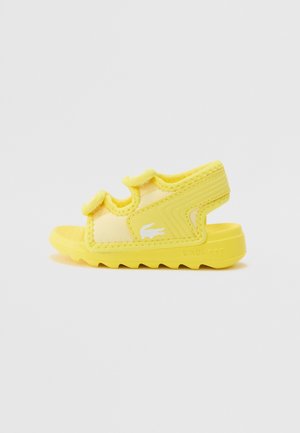 Lacoste SURUKIDS SUMMER PACK UNISEX - Natikači za na bazen - yellow/white
