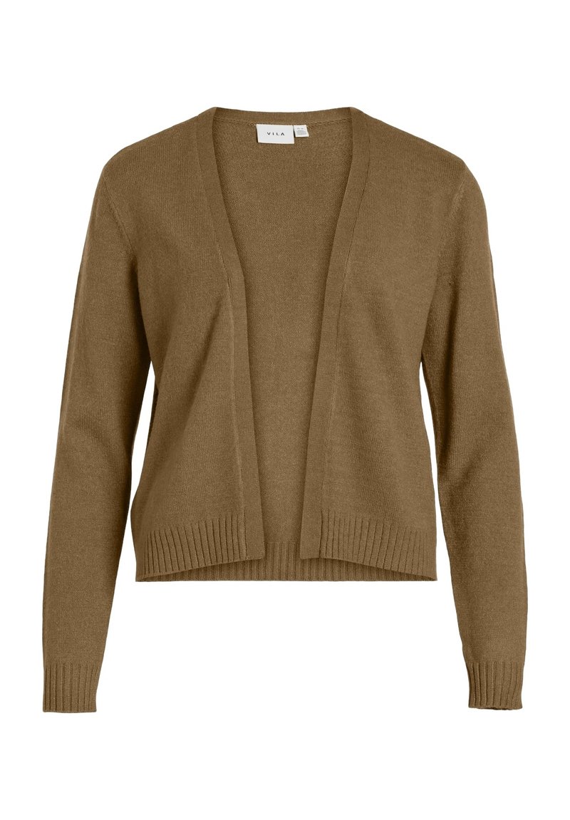 VILA VIRIL-NOOS - Strickjacke - rubber