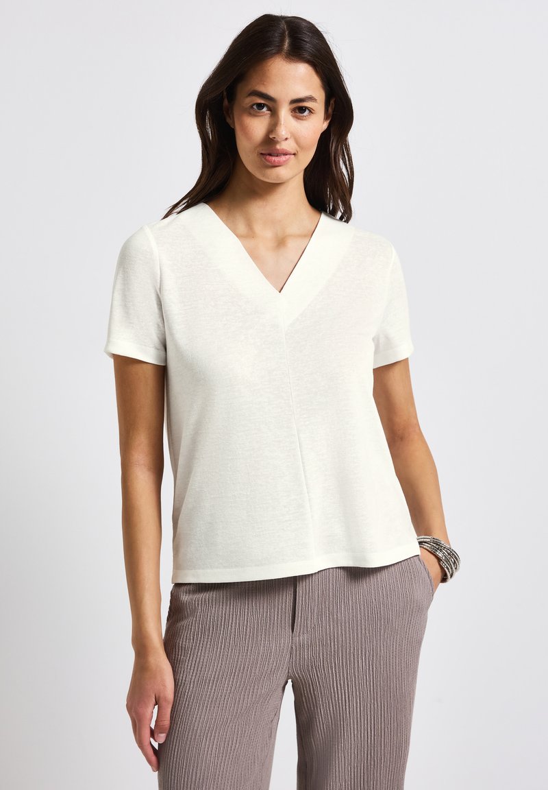 Street One - T-shirt basic - weiß, Ingrandire