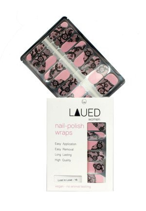 VARGU LAUED NAGELFOLIEN TEXTILE FUSION - Nail stickers - lost in love