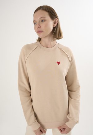 CREW NECK - Felpa - beige