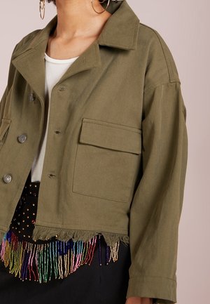 Džínová bunda - khaki