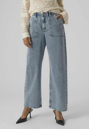 Vero Moda Jeans Straight Leg - medium blue denim