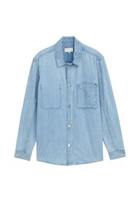 COMFORT FIT MIT BRUSTTASCHE - Srajca - used bleached blue denim
