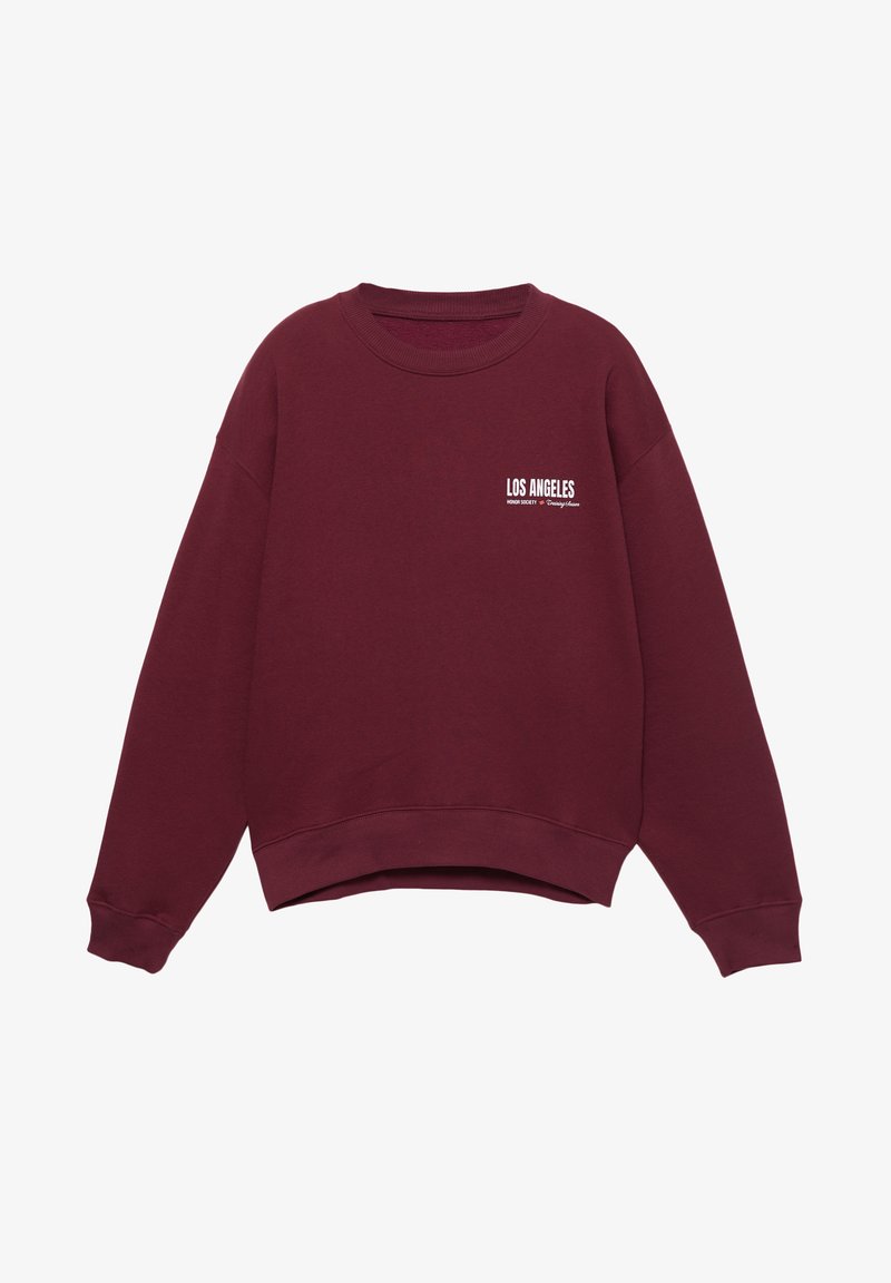 PULL&BEAR LONG SLEEVE - T-shirt à manches longues - dark red PULL&BEAR LONG SLEEVE - T-shirt à manches longues - dark red