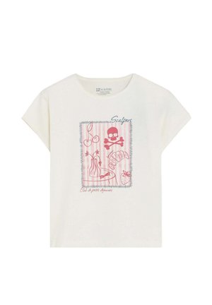 Scalpers, SCALPERS SCAFE TEE GIRLS - Camiseta estampada - off white