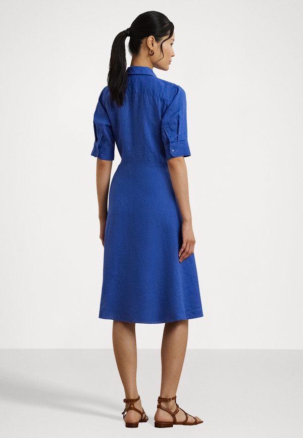 SOFT DRAPEY LINEN DRESS - Shirt dress4