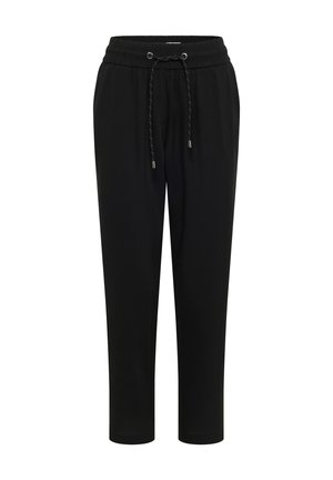 Cecil, MID-WAIST SLIM-LEG PANTS IN A LOOSE FIT - Pantalon de survêtement - black
