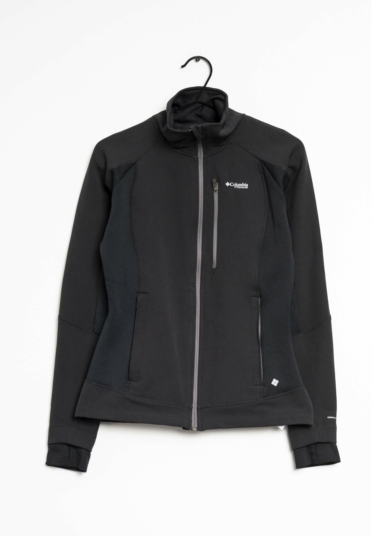 Columbia Zip-up sweatshirt - black - (Pre-owned) - Zalando