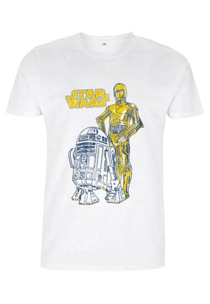 STAR WARS CLASSIC OVERSIZED DROID FRIENDS - T-Shirt print - white