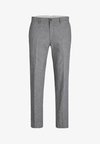 RIVIERA - Pantaloni eleganti - light grey melange