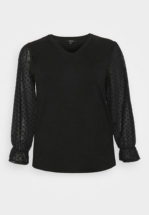 CAPSULE by Simply Be, T-shirt à manches longues - black