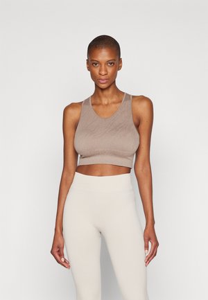 ONPDAISY-2-BETTY SEAM BRA - Sports-BH'er med medium støtte - beige/light brown
