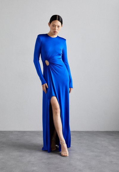 Et Ochs KATHERINE GATHERED CUTOUT GOWN - Maxikleid - blue