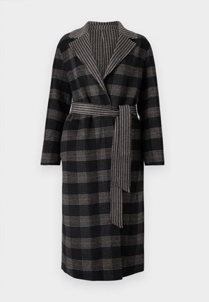 TWINSET OVERCOAT - Klasisks mētelis - nero/neve