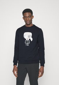 KARL LAGERFELD CREWNECK - Felpa - midnight blue