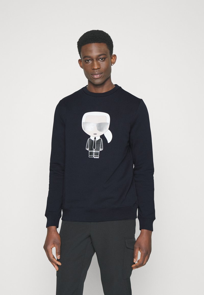 KARL LAGERFELD CREWNECK - Felpa - midnight blue