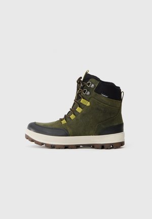 SYMPATEX TEDD - Botines con cordones - grün/schwarz