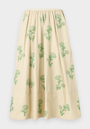 JABIBA - Áčková sukně - beige