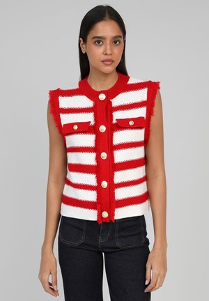 AN'GE LEVAYANIRI - Veste sans manches - rouge
