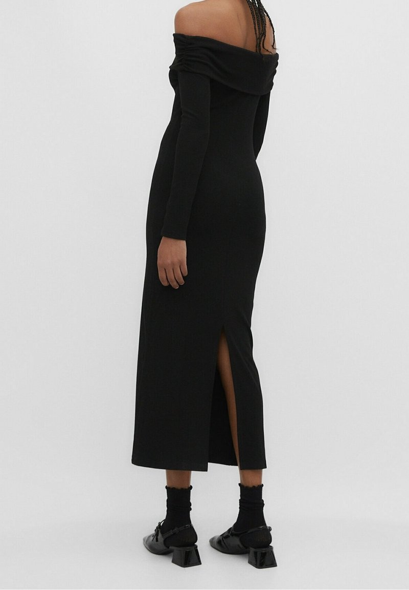 stradivarius off shoulder dress Stradivarius Shift dress - black - (Pre-owned)