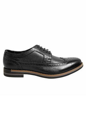 TRISOLE BROGUES - Eleganta snörskor - black
