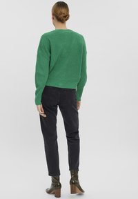 Vero Moda VMLEA V NECK CUFF - Cardigan - bright green