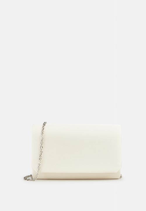 Pochette De Soirée Pour Femme Boutique De FGG – Motif Caniche En Cristaux – Petit Sac à Main Blanc Pour Mariage Et Fêtes