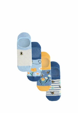 INVISIBLE 4 PACK - Socken - navy ochre bee