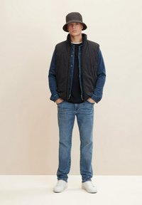 TOM TAILOR TTJOSH Slim - Traperice uskog kroja -  blue denim
