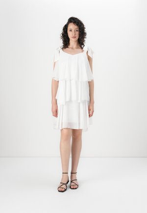 VMFELICIA SHORT DRESS - Cocktailkjole / festkjole - snow white
