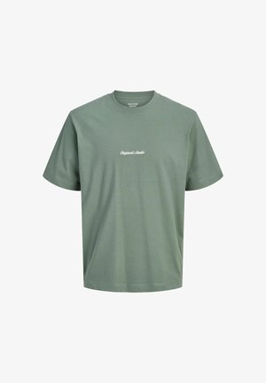 Jack & Jones, JORNORREBRO EMB TEE SS CREW NECK NOOS - Tričko s potlačou - laurel wreath