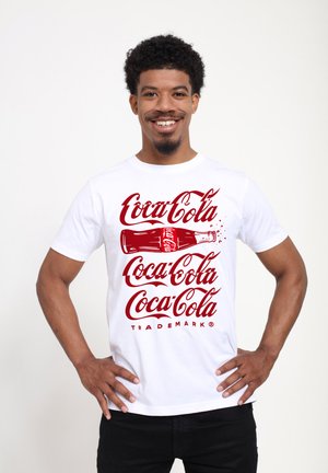 COCA COLA SPLICED - Print T-shirt - white