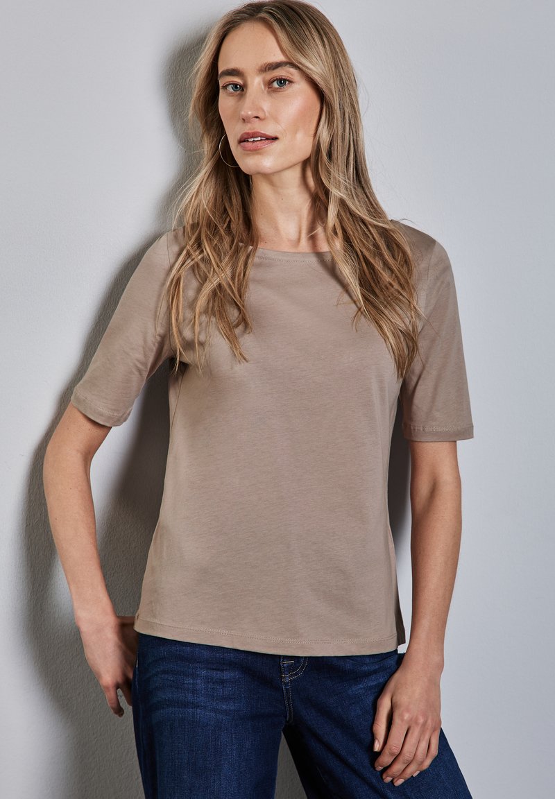 Street One SOFTES - Jednoduché tričko - beige