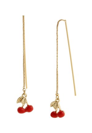 CHERRY THREADER  - Earrings - red