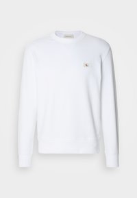 LABEL CREW NECK - Sweater - bright white