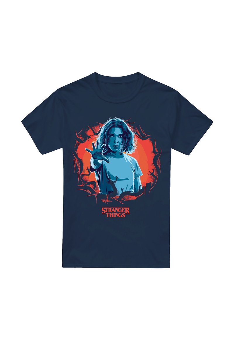 Cotton Soul T-shirt print donkerblauw