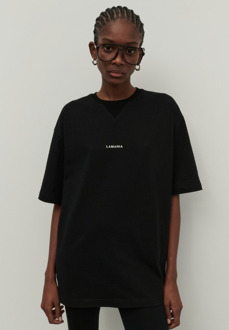 LA MANIA Tshirt z nadrukiem/czarny Zalando.pl