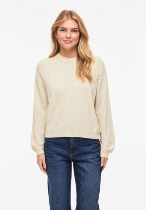 VIEMI LANGÄRMELIGER - Jumper - super light natural melan