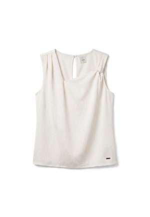 Calvin Klein, HAMMERED TWIST TOP - Débardeur - tofu